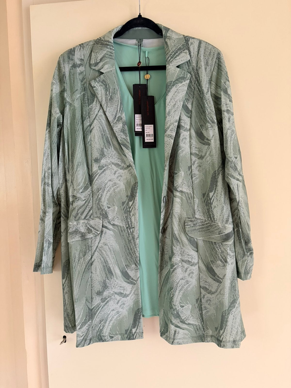 Plus Basics maat 48, Kleding | Dames, Grote Maten, Verzenden, Nieuw, Groen, Jasje of Colbert