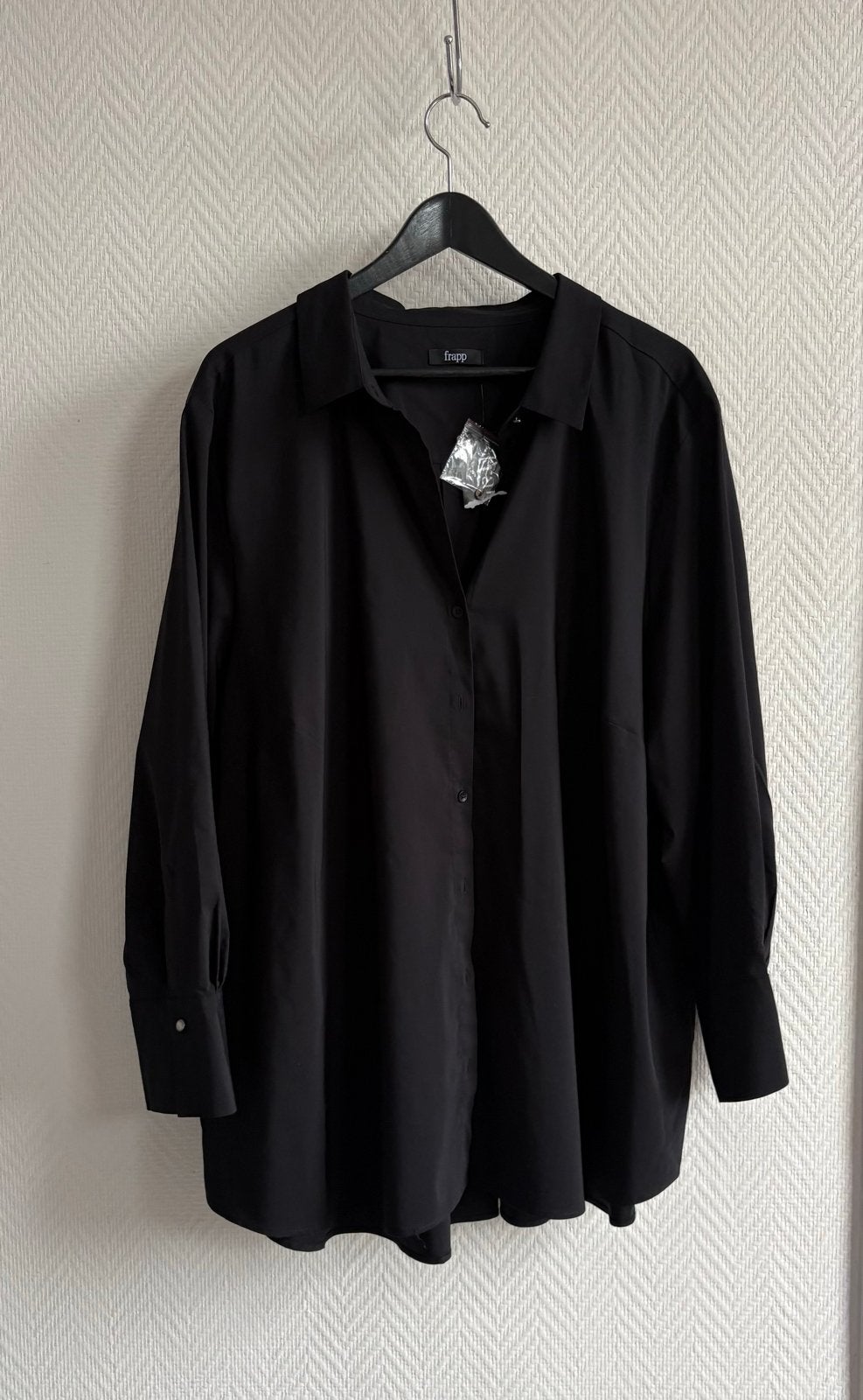 Frapp Blouse  maat 54, Verzenden, Nieuw, Zwart, Blouse of Tuniek
