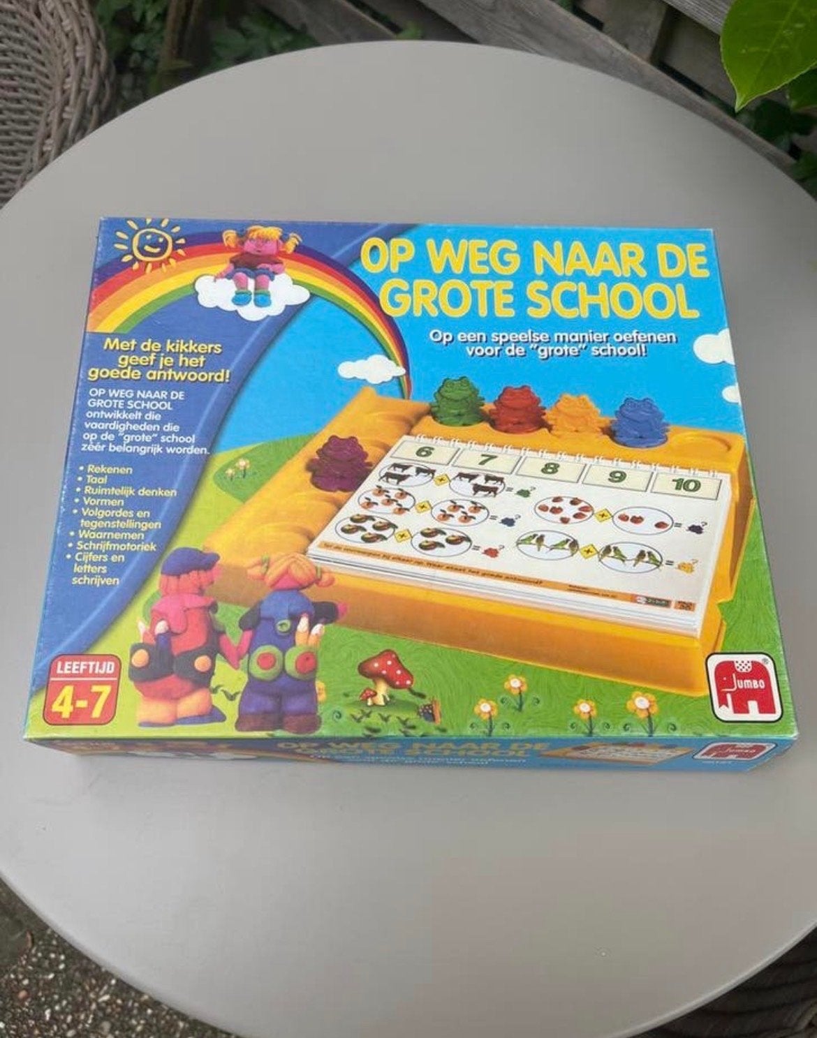Jumbo 'Op Weg Naar De Grote School' Educatief Spel, Kinderen en Baby's, Ophalen of Verzenden, Zo goed als nieuw, Taal en Lezen
