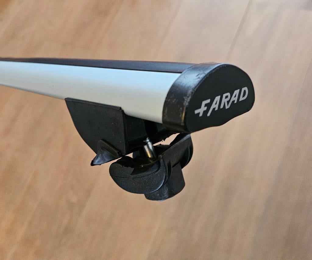 Dakdragers Farad Beamar 3 120cm, 100kg laadvermogen, Auto diversen, Dakdragers, Ophalen, Gebruikt
