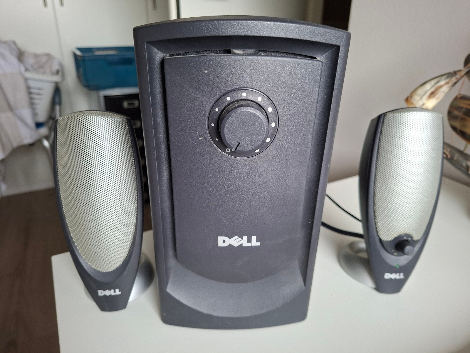 Dell 2.1 Luidsprekerset met Subwoofer, Computers en Software, Pc speakers, Ophalen of Verzenden, Gebruikt, Audiokanaal 2.1, Dell