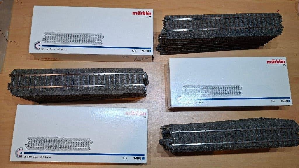 Marklin 24188 (30 stuks), Hobby en Vrije tijd, Wisselstroom, Rails, Ophalen of Verzenden, Zo goed als nieuw
