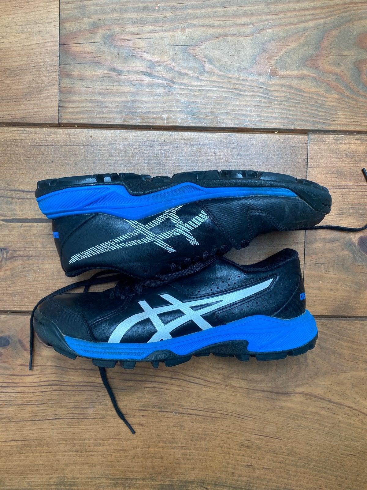 ASICS Sportschoenen Zwart/Blauw - Maat 37.5, Ophalen of Verzenden, Gedragen, Zwart, Sneakers of Gympen