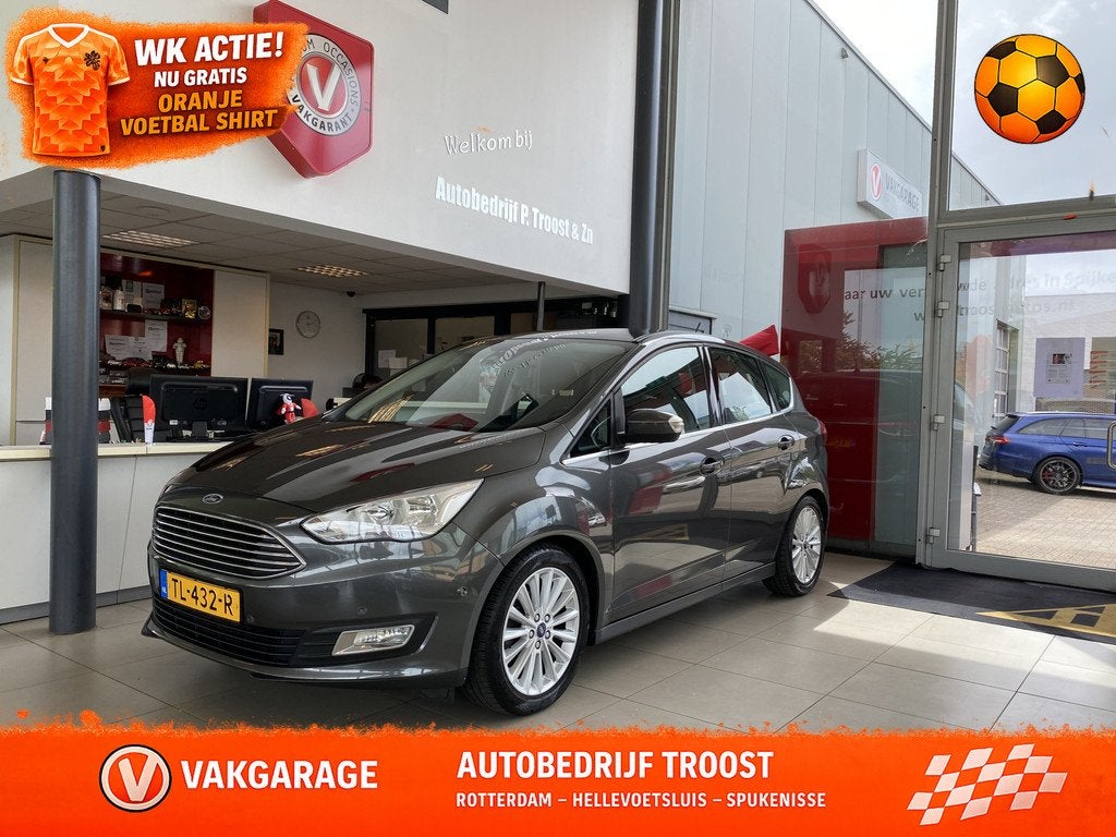 Ford C-MAX 1.0 Titanium,Nieuwstaat,Unieke Kilometerstand,100, 12 maanden, Gebruikt, Euro 6, Origineel Nederlands