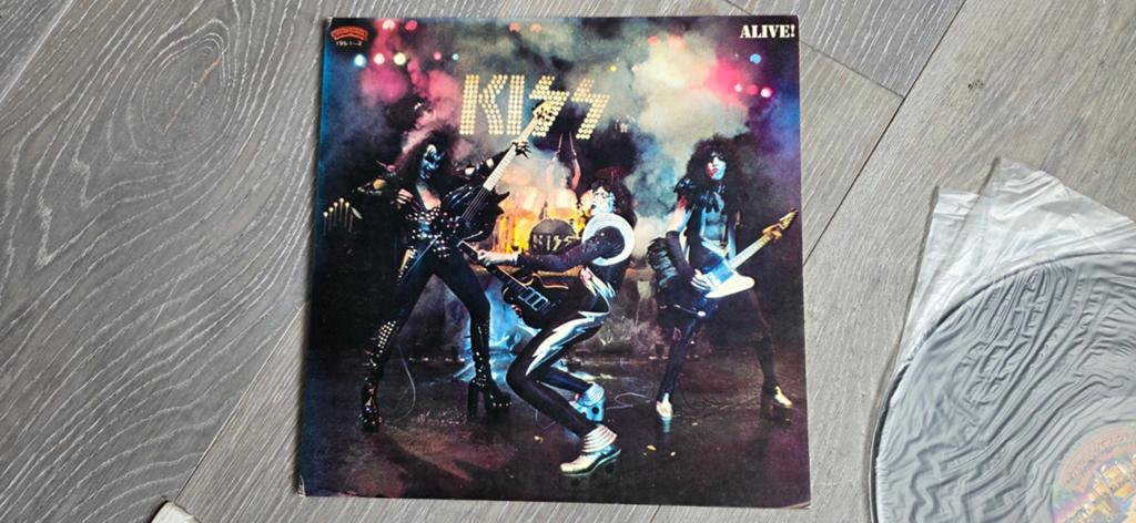 Kiss Alive! Japanse persing S19-1 lp vinyl, Cd's en Dvd's, Vinyl | Hardrock en Metal, Ophalen of Verzenden, Zo goed als nieuw