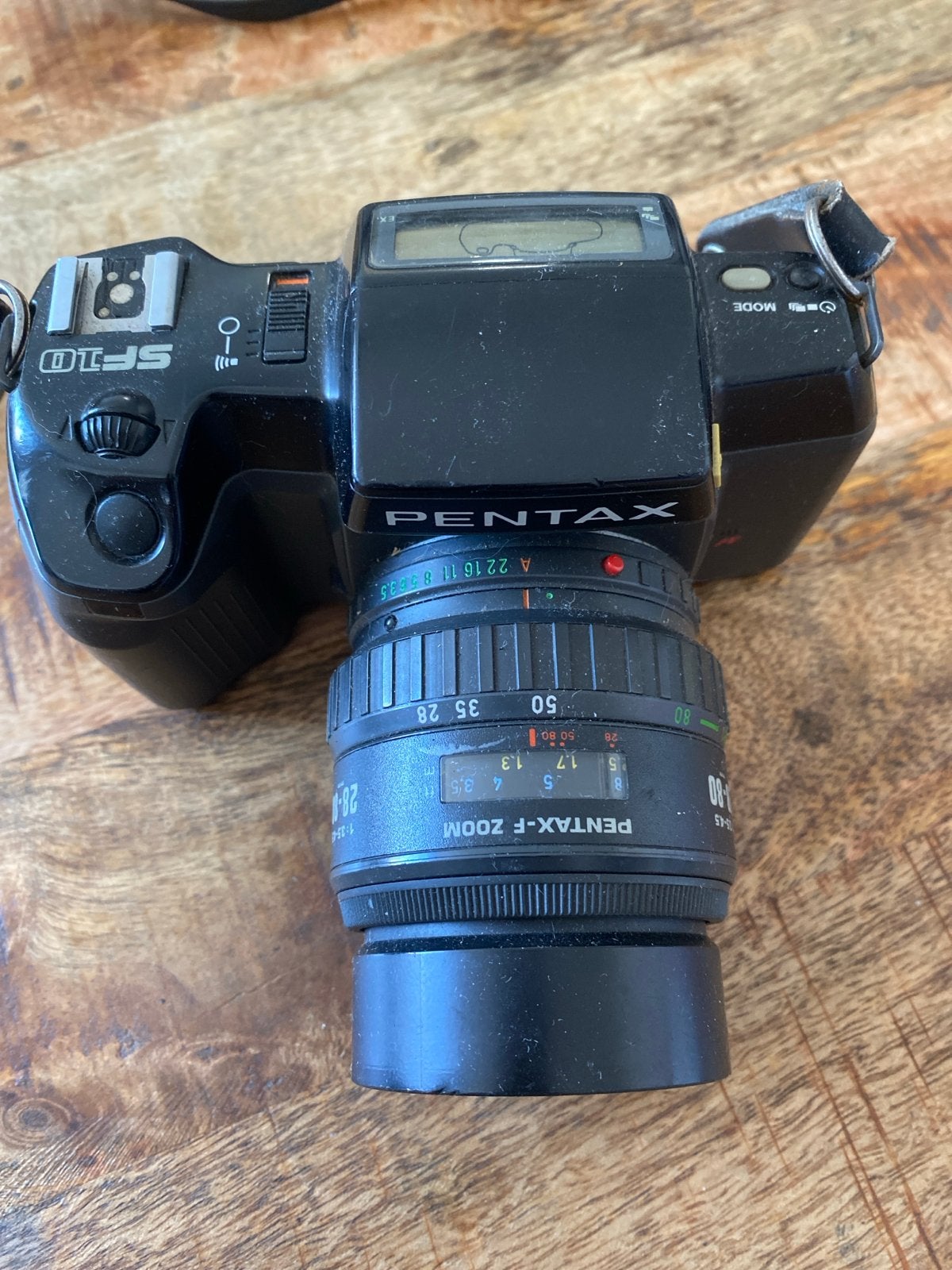 Pentax SF10 Spiegelreflexcamera met PENTAX-F ZOOM lens, Ophalen of Verzenden, Gebruikt, Spiegelreflex, Pentax