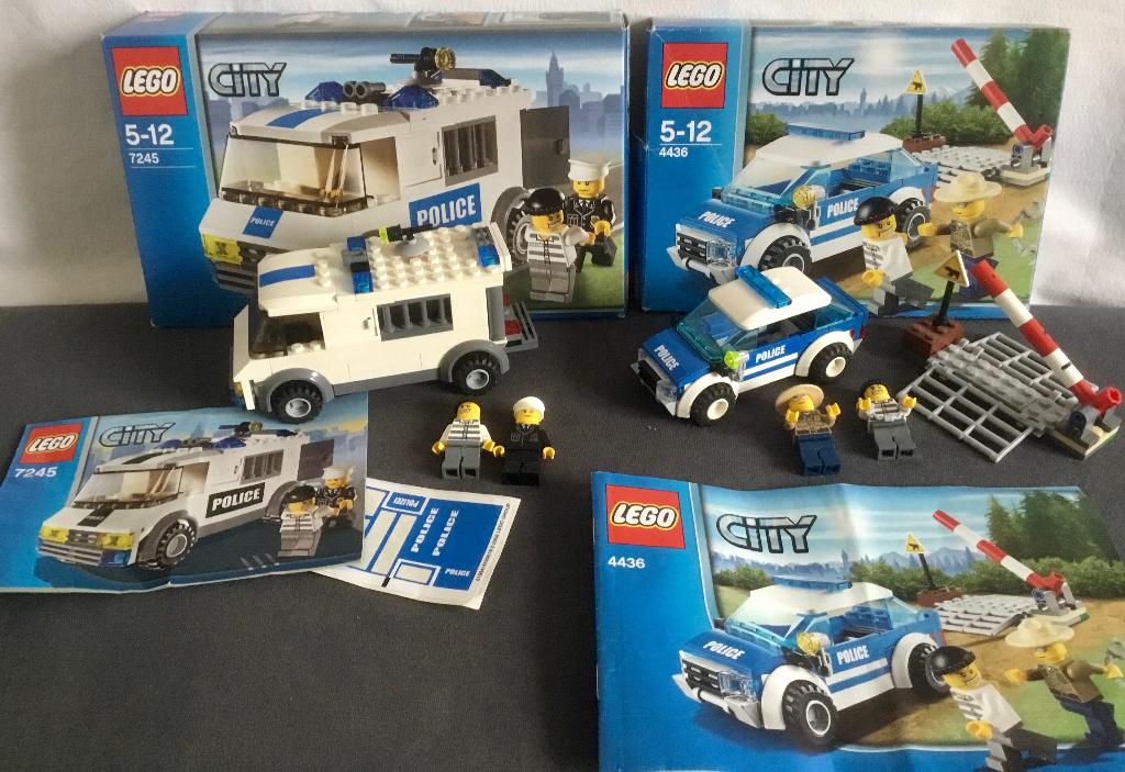 Lego City Gevangenentransport - 7245 + 4436, Kinderen en Baby's, Speelgoed | Duplo en Lego, Ophalen of Verzenden, Zo goed als nieuw