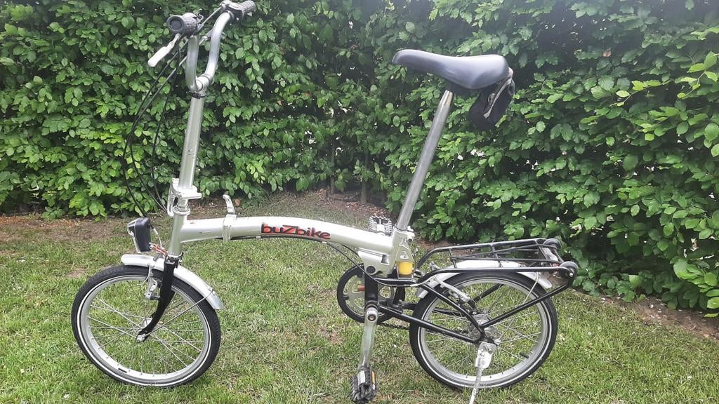 2x Buzbike vouwfietsen met 3 versnellingen, Fietsen en Brommers, Fietsen | Vouwfietsen, Gebruikt, Velgrem, 16 tot 18 inch, Versnellingen