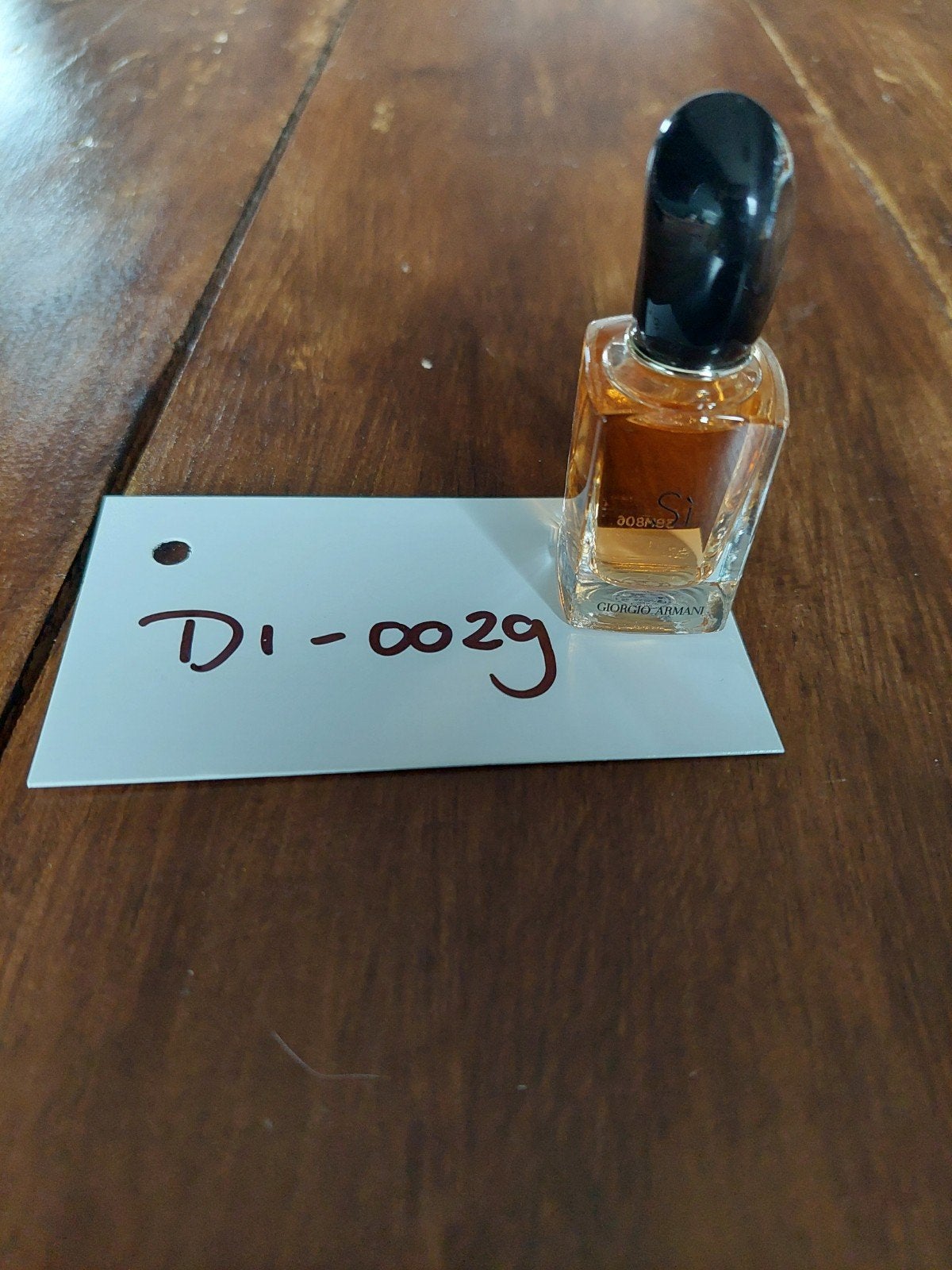 Giorgio Armani Sì Eau de Parfum miniatuur – 7 ml uitvoering, Ophalen of Verzenden, Gebruikt, Miniatuur