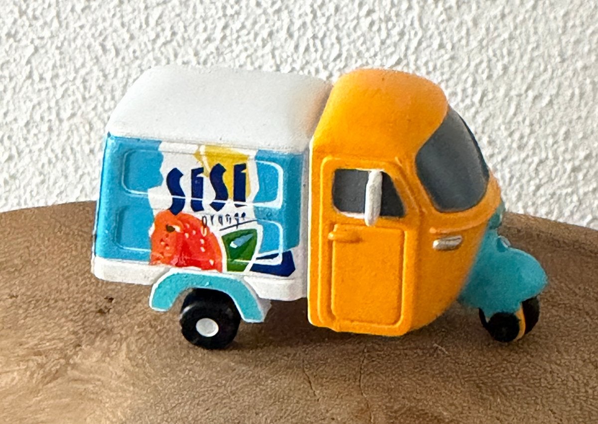 Piaggio Ape driewieler (tuk-tuk) Sisi vintage, Verzamelen, Speelgoed, Ophalen of Verzenden, Gebruikt