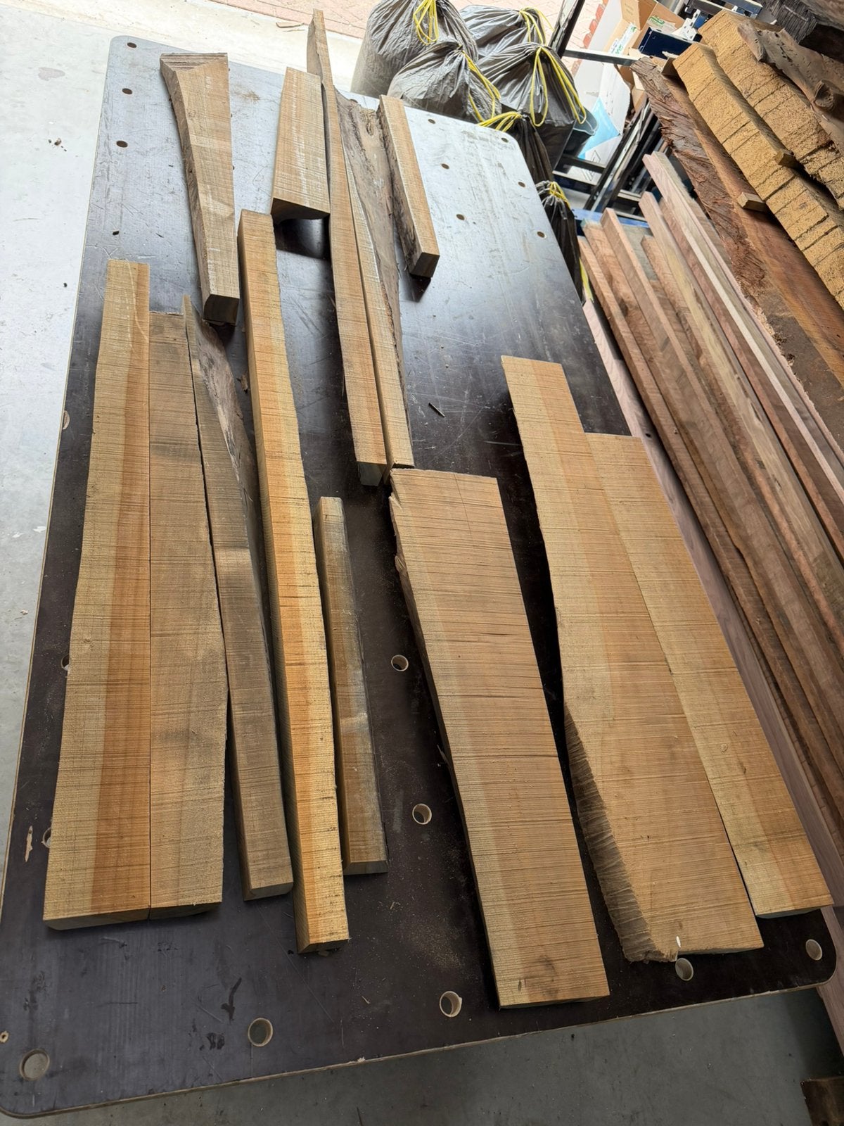 Teakhout, Doe-het-zelf en Verbouw, Hout en Planken, Gebruikt, 25 tot 50 mm, Overige typen, Ophalen of Verzenden