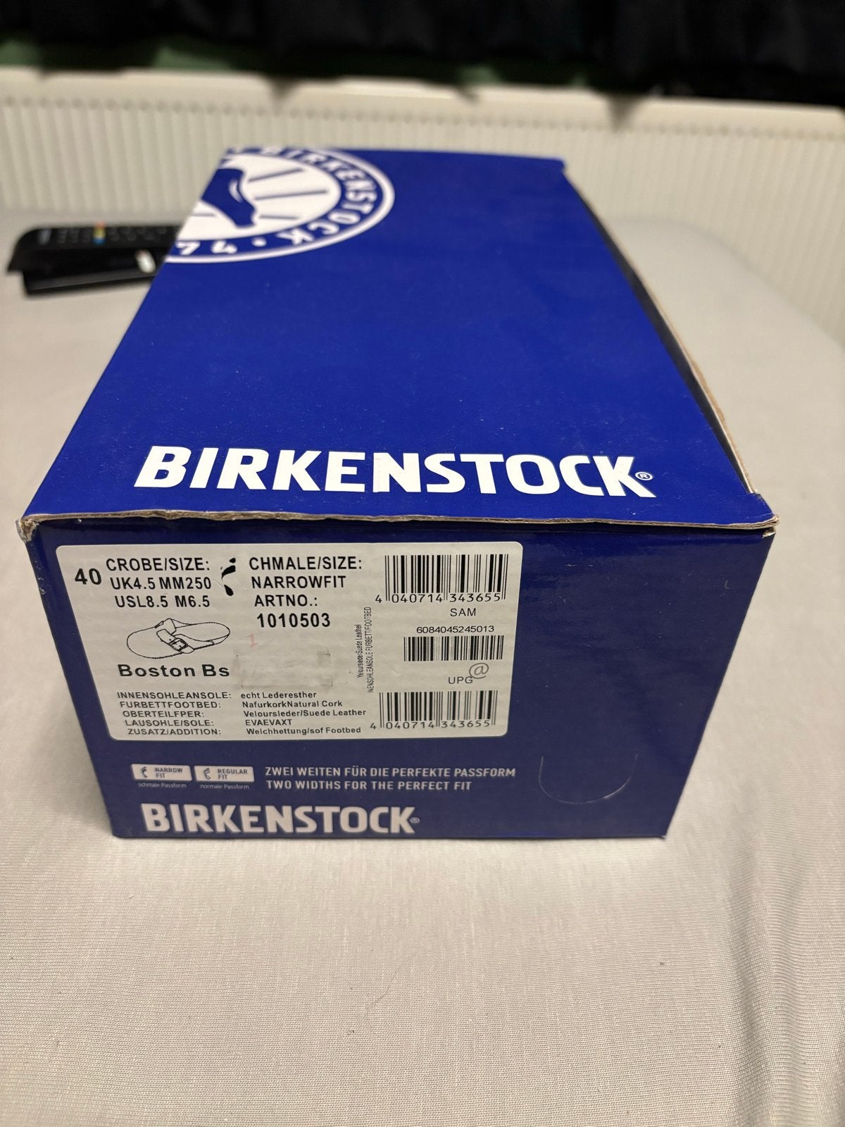 Nieuwe Birkenstock Boston sloffen - Maat 40, Ophalen, Nieuw, Beige, Pantoffels of Sloffen