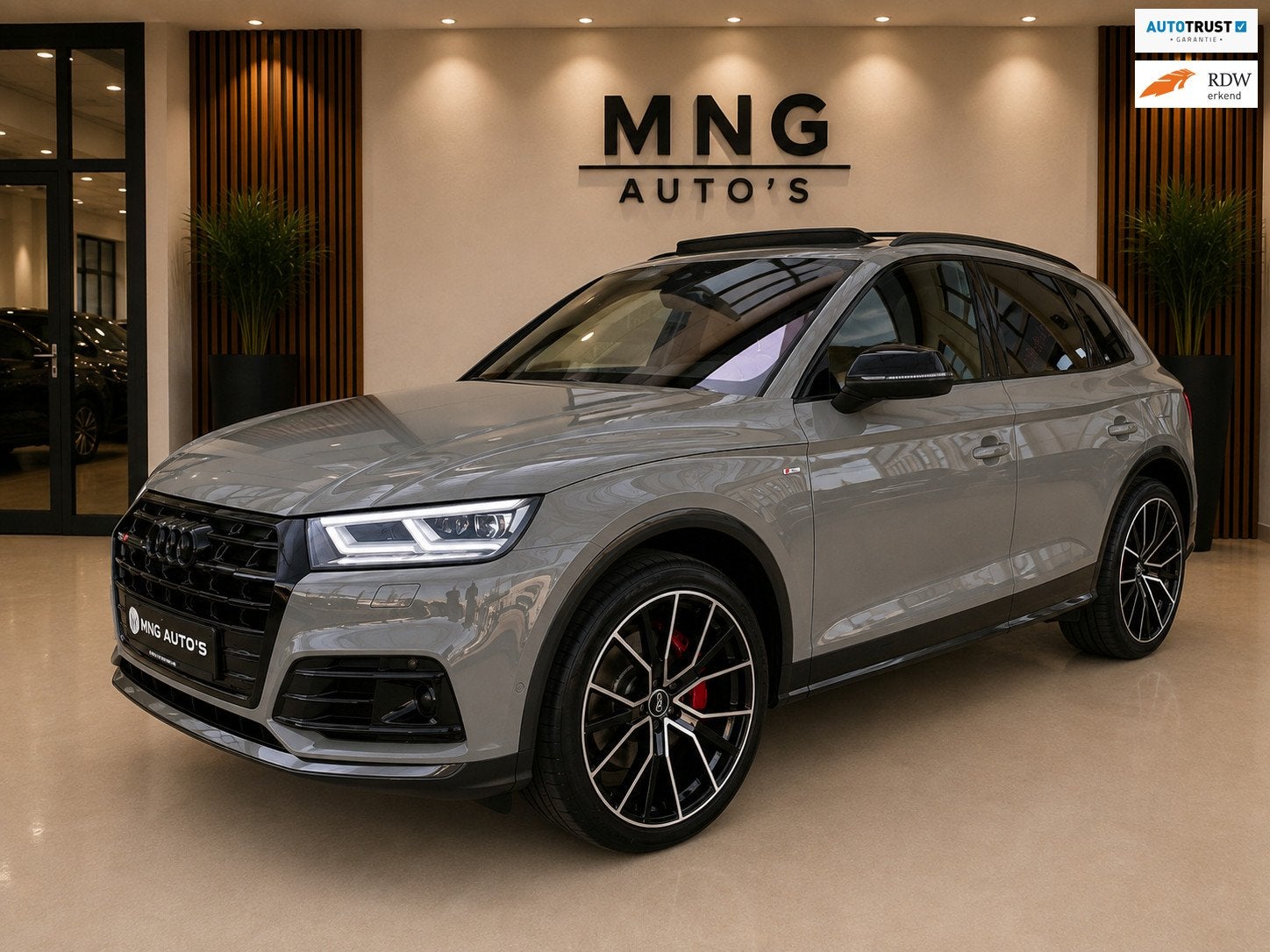 Audi Q5 55 TFSI e quattro Competition|Pano|Luchtv|RS Zetels|, Auto's, Audi, Automaat, 4 cilinders, Automatische klimaatregeling