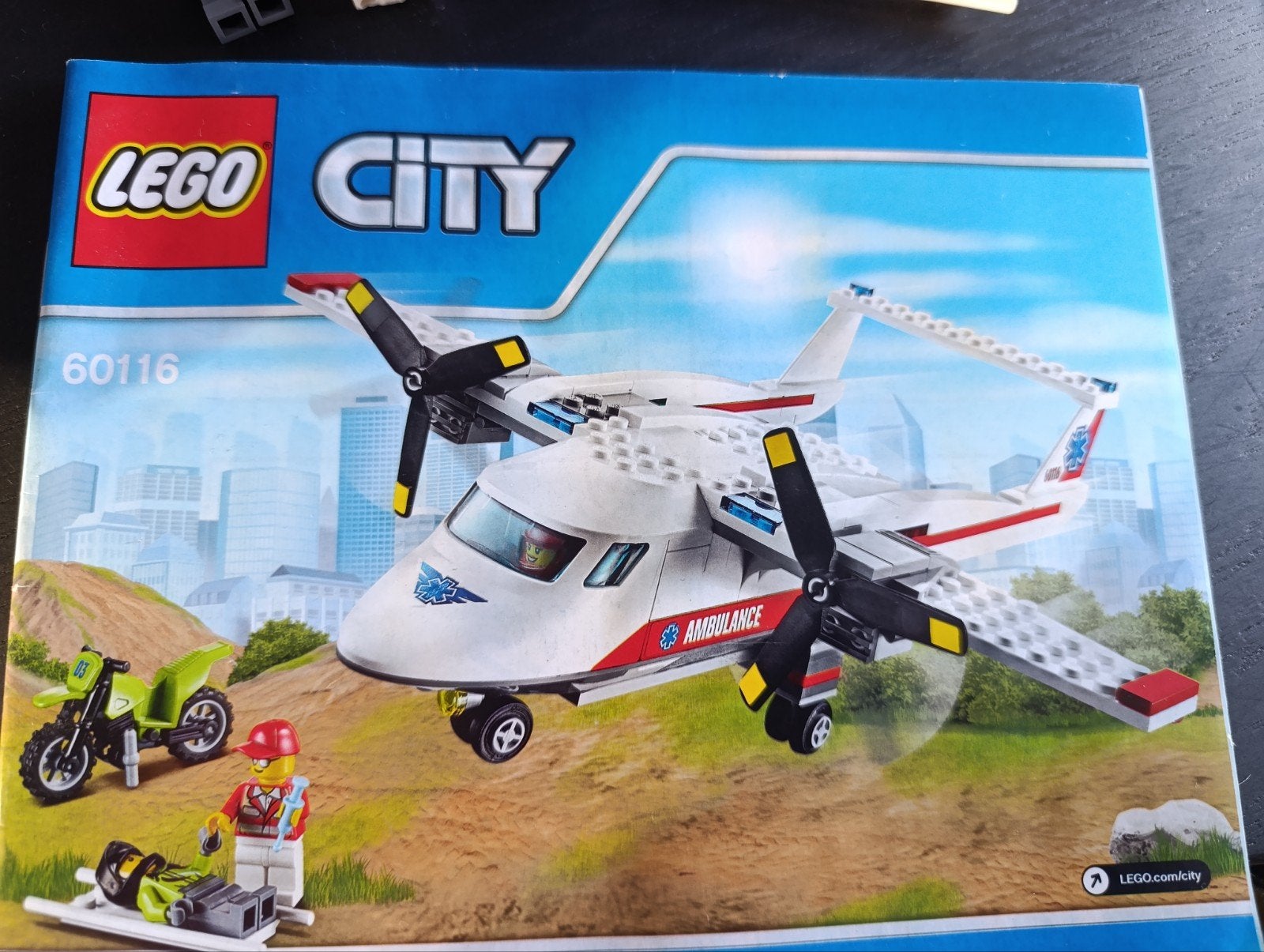 Lego City vliegtuig 60116, Kinderen en Baby's, Speelgoed | Duplo en Lego, City, Lego, Ophalen of Verzenden, Zo goed als nieuw