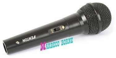 Dynamische microfoon vocaal, XLR incl. kabel DM100 Zwart, Ophalen, Overige typen, Nieuw, Marbeco