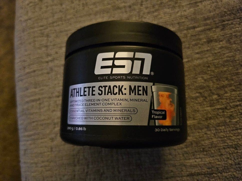 ESN Athlete Stack: Men - Tropische smaak (390g), Ophalen of Verzenden, Nieuw, Poeder of Drank