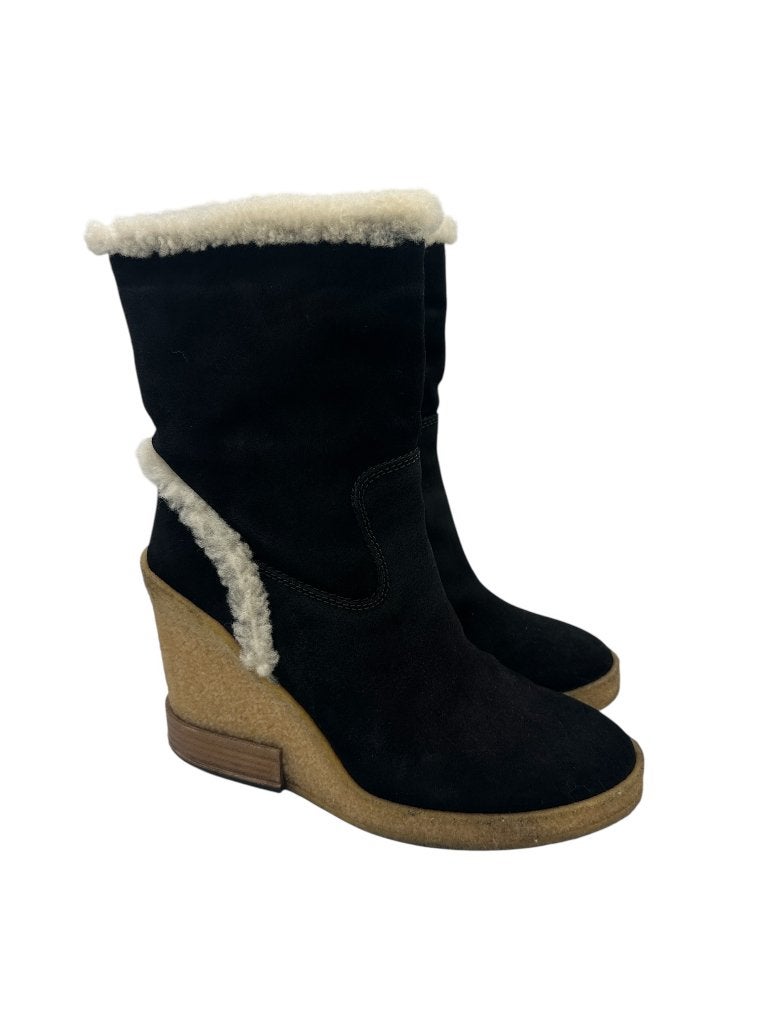 Tod's laarzen 40,5, Hoge laarzen, Zwart, Ophalen of Verzenden, Zo goed als nieuw