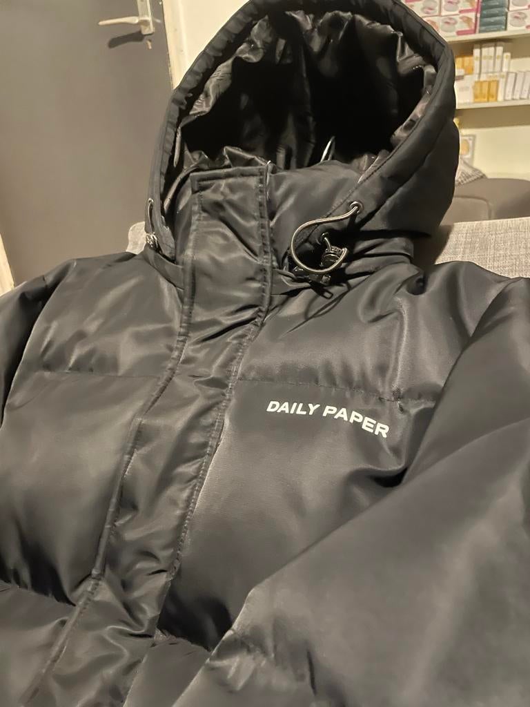 Daily Paper Epuffa Mid Heren Jas, Ophalen of Verzenden, Zo goed als nieuw, Maat 52/54 (L), Zwart