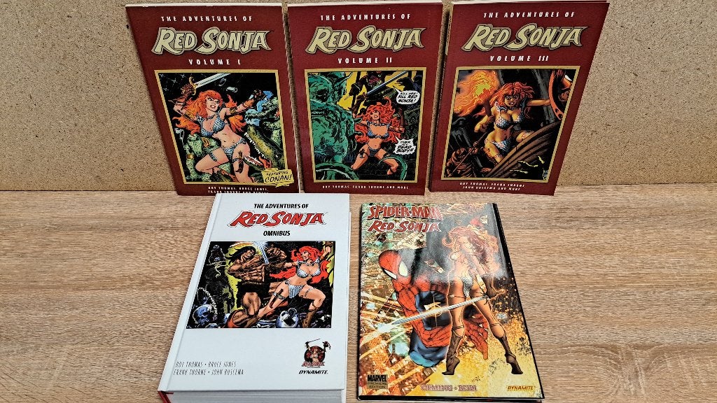 R.E. Howard: Red Sonja en Solomon Kane, omnibus, hc en tpb's, Boeken, Strips | Comics, Zo goed als nieuw, Eén comic, Amerika, Ophalen of Verzenden