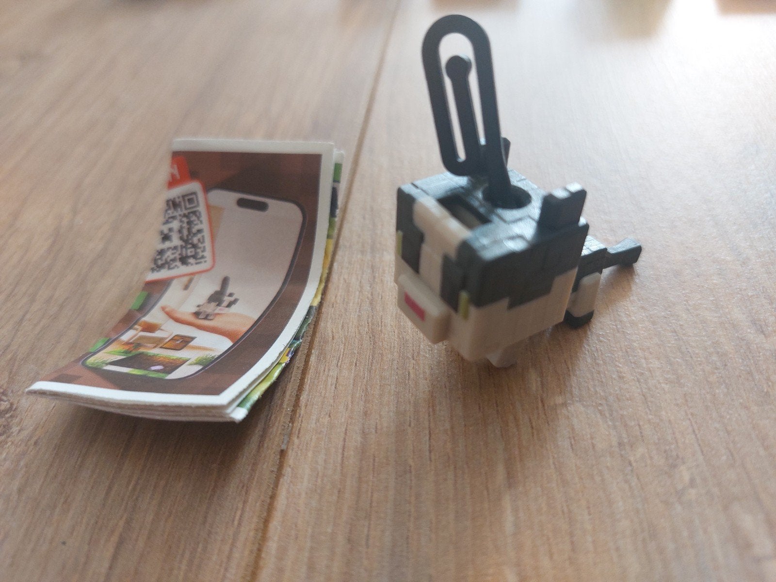 Kinder Joy Minecraft Figuur Kat Jellie met Instructieboekje, Ophalen of Verzenden, Nieuw, Jongen of Meisje