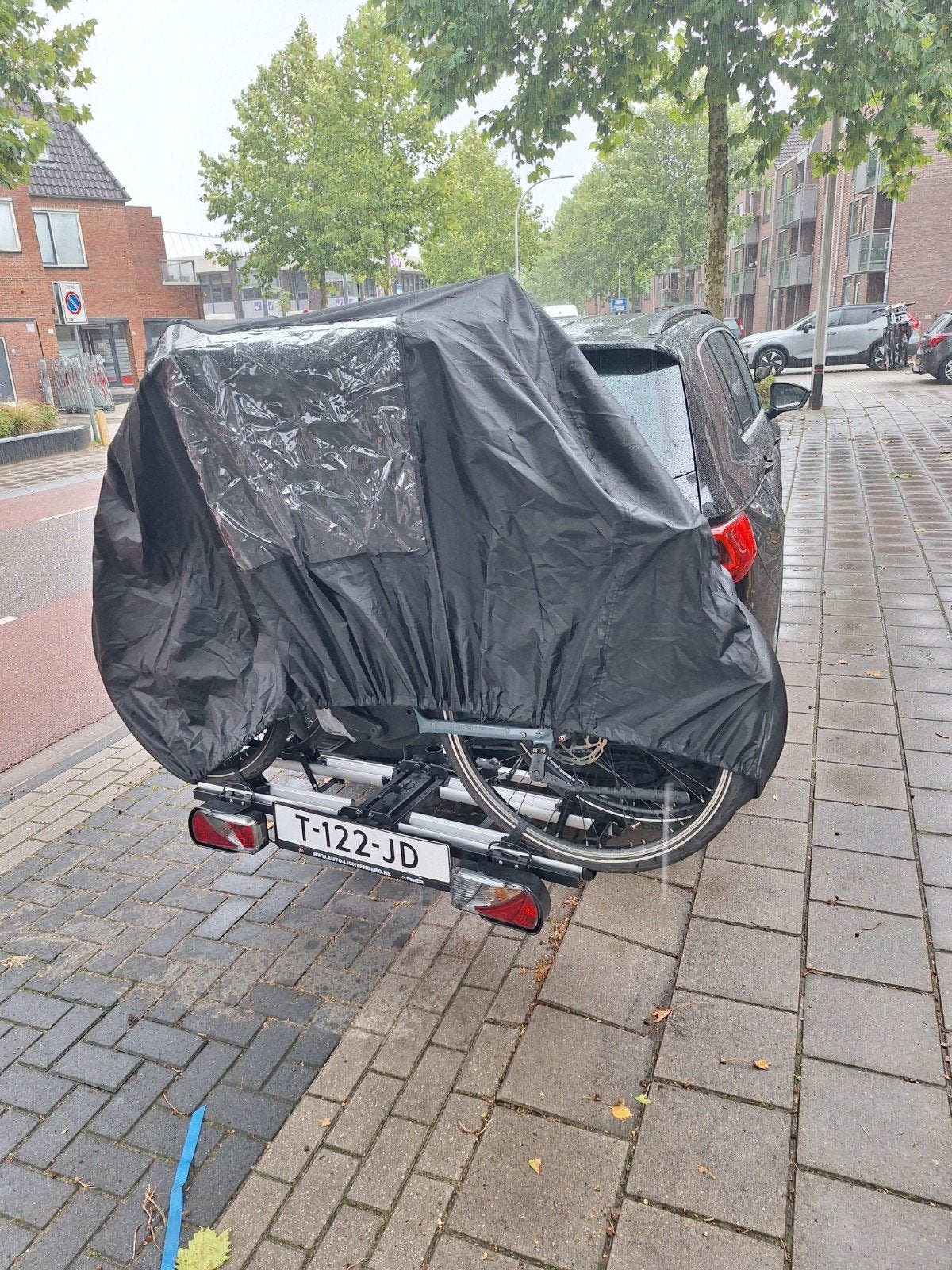 Fietsendragerhoes voor 2 fietsen - Bescherming tegen weer, Ophalen of Verzenden, Zo goed als nieuw