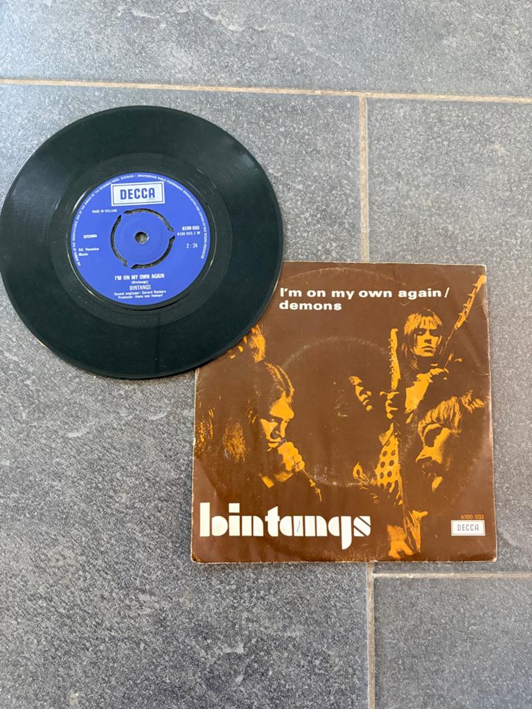 Bintangs - I'm On My Own Again / Demons (Single), Cd's en Dvd's, Vinyl Singles, Gebruikt, Originele persing, 7 inch, Single