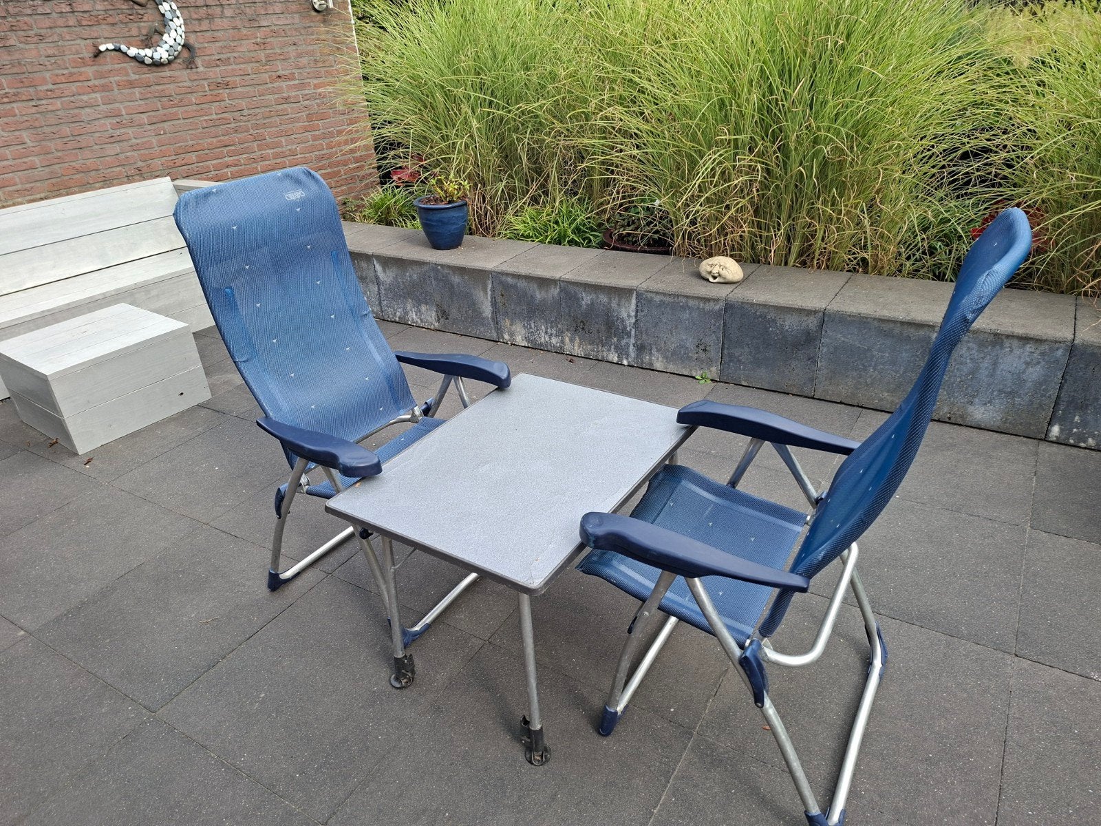 Crespo kampeerstoelen en tafel, Ophalen of Verzenden