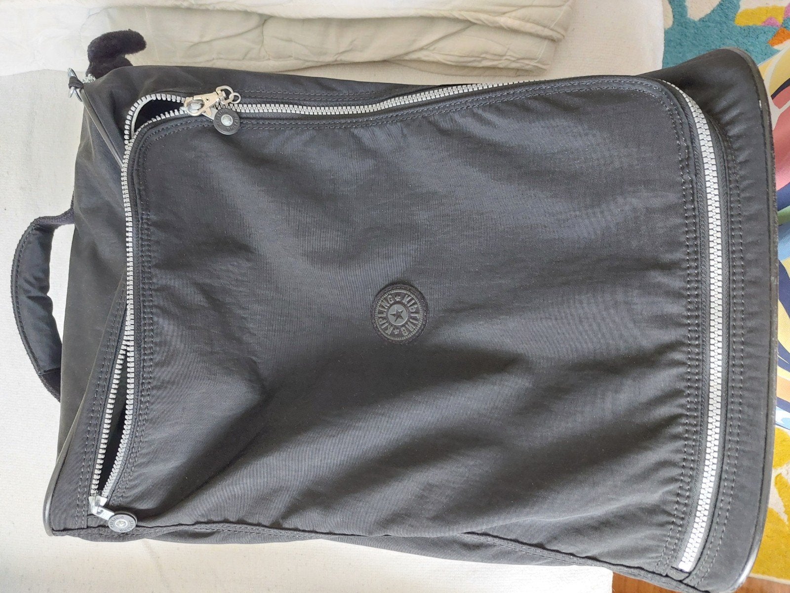 Kipling reistas/trolley - Zwart, met wieltjes en handgreep, Ophalen, 40 tot 60 cm, Zwart, 35 tot 55 cm