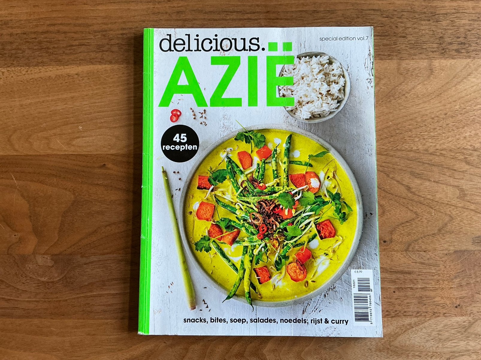 Tijdschrift Delicious - Azië - speciale editie, Ophalen of Verzenden, Zo goed als nieuw, Azië en Oosters
