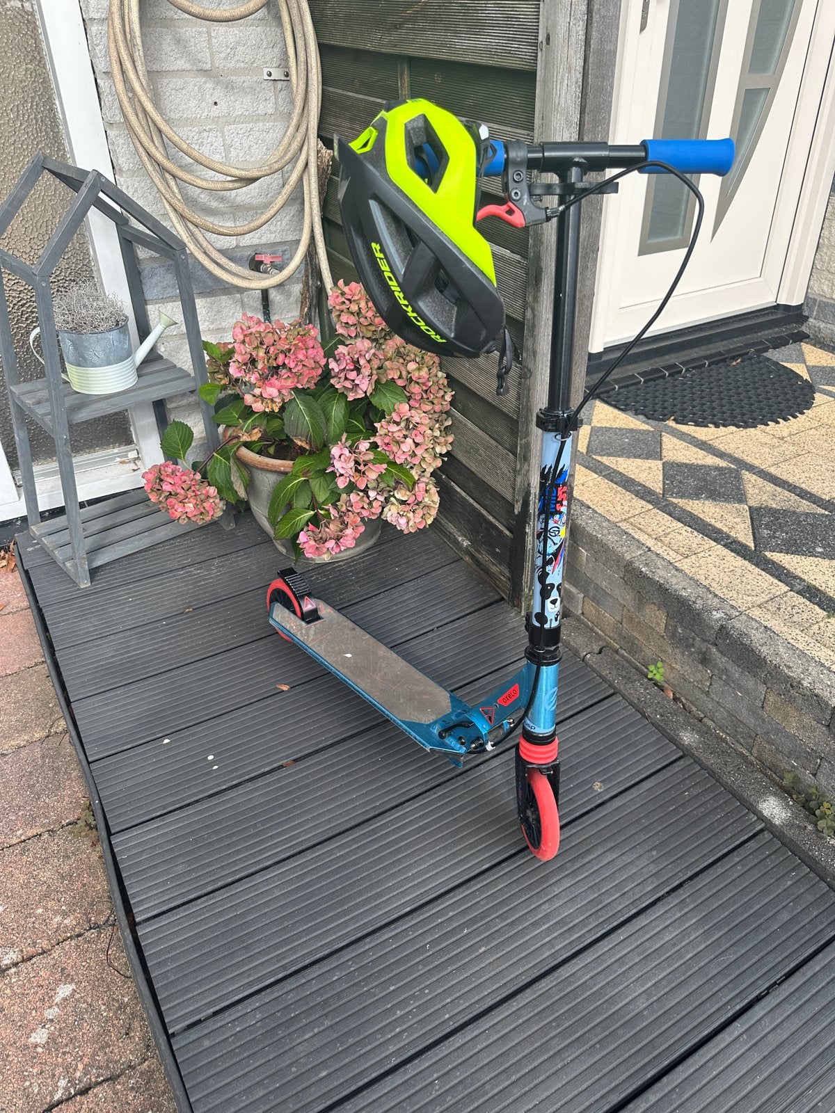 Oxelo kinderstep met helm - Gebruikt, Fietsen en Brommers, Ophalen, Gebruikt, Gewone step