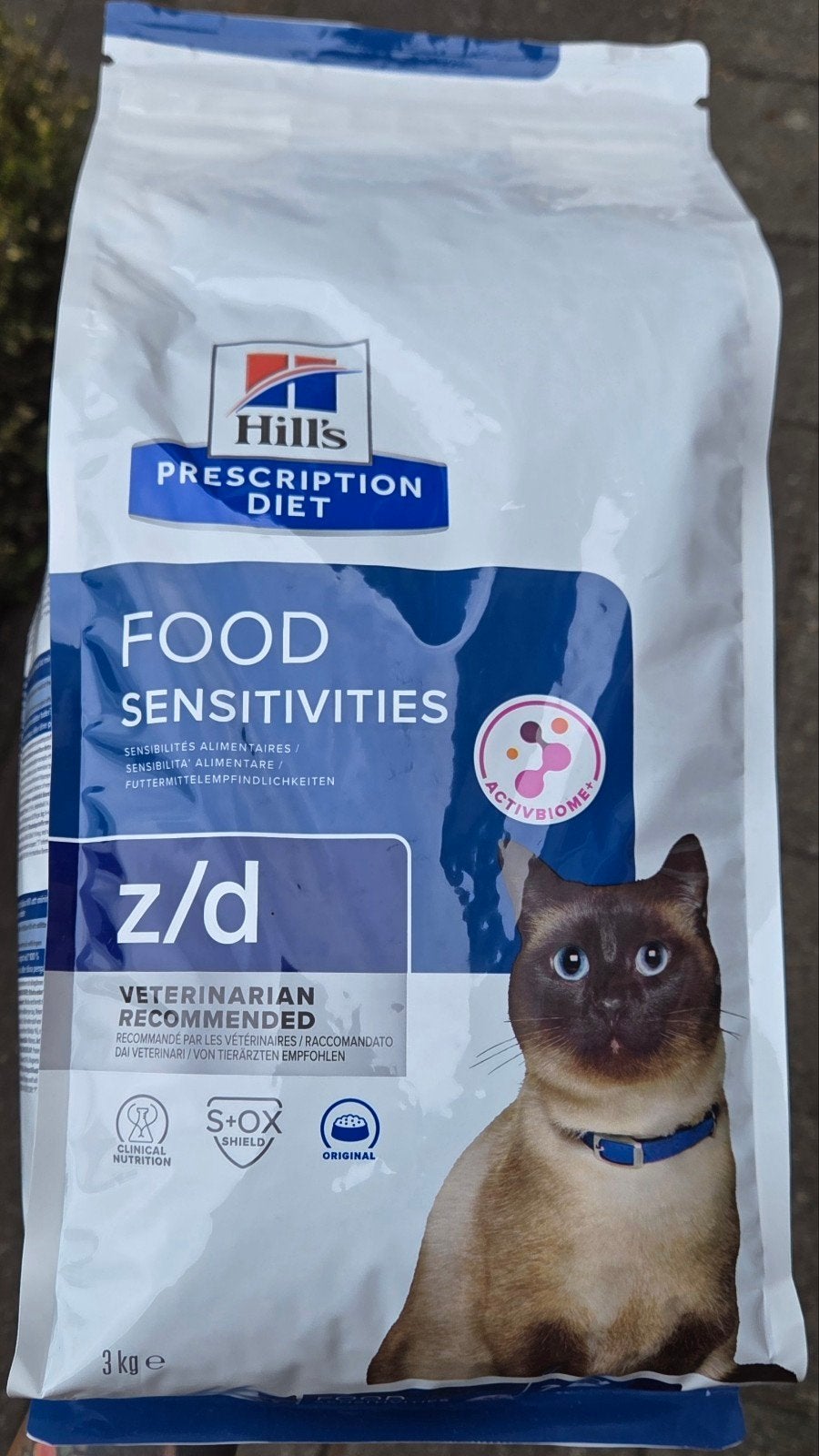 3kg zak Hill's Prescription Diet z/d Food Sensitivities, Dieren en Toebehoren, Ophalen of Verzenden, Kat