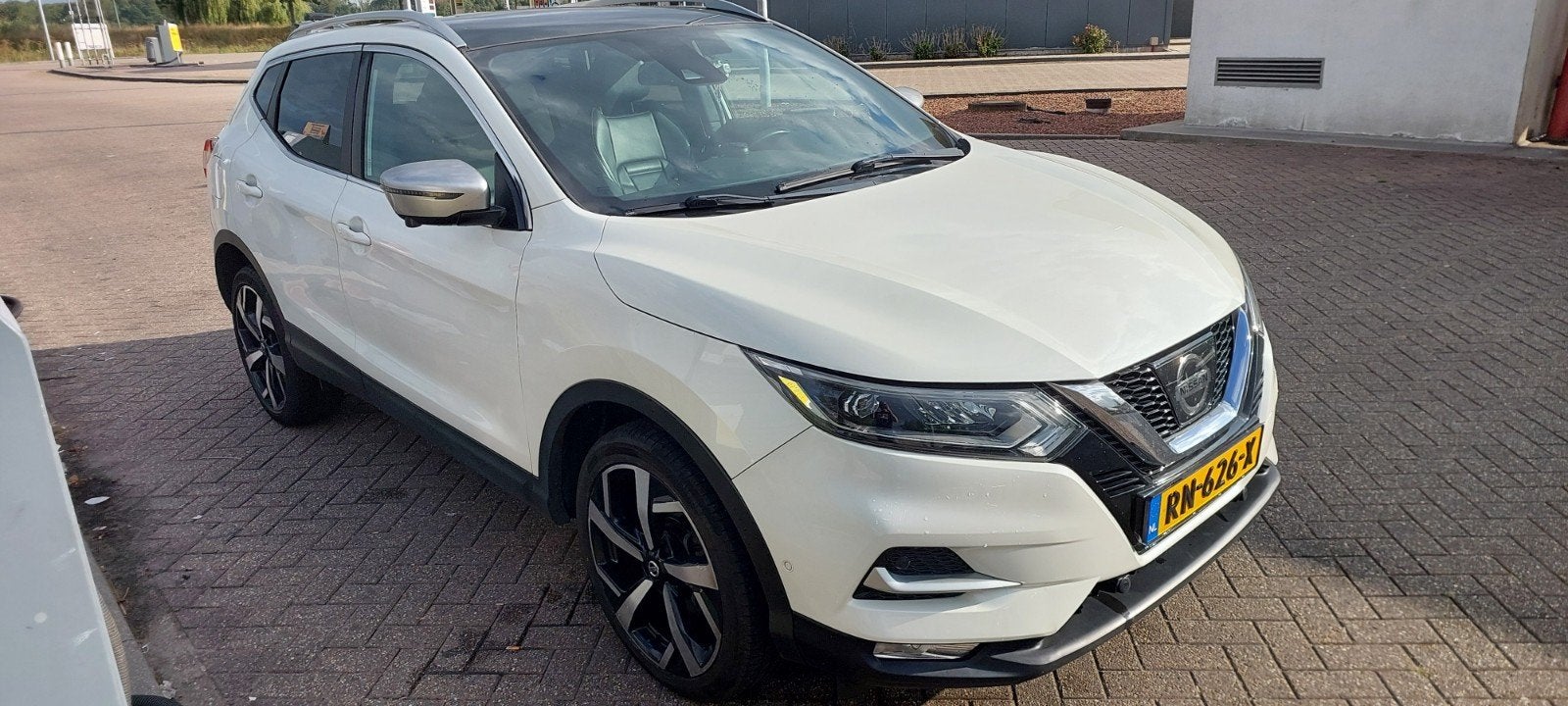 Nissan Qashqai 1.2 2018 wite, Auto's, Nissan, 4 cilinders, Wit, 115 pk, Particulier