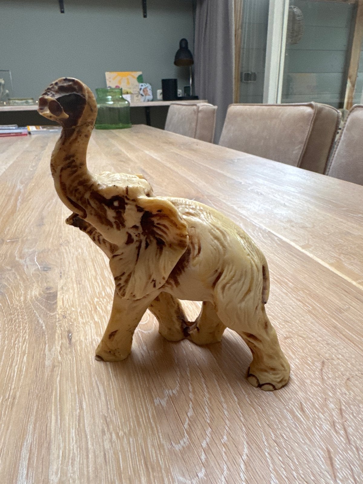Decoratieve Ivorine Olifant, Ophalen of Verzenden