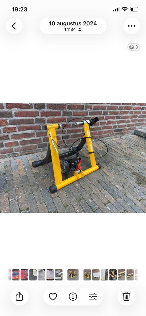 Fietstrainer Elite, Ophalen of Verzenden, Gebruikt, Overige typen