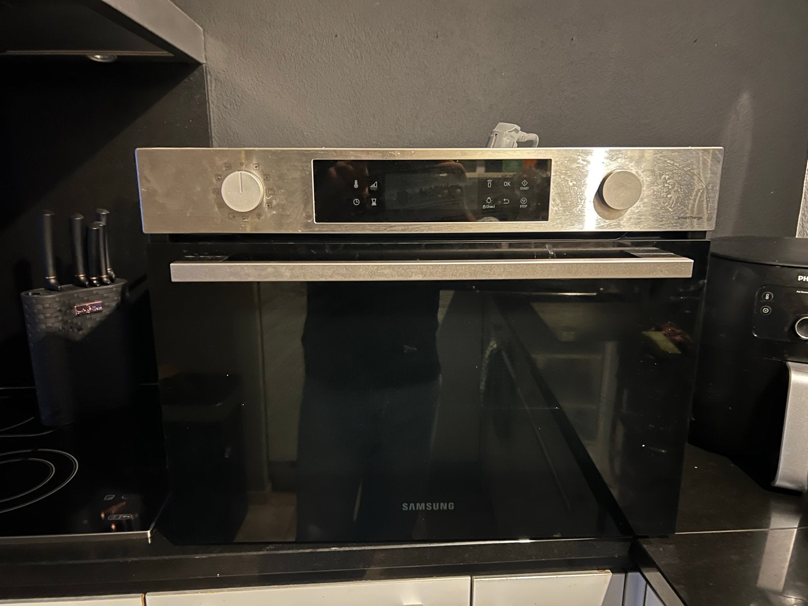 Samsung NQ5B4553FBS Combi Oven / Magnetron Inbouwoven Zwart, Hete lucht, Ophalen of Verzenden, Inbouw, 55 tot 60 cm