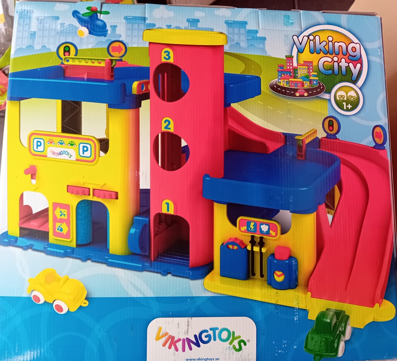 Nieuwe Viking City Parkeergarage Speelset voor Kinderen, Kinderen en Baby's, Speelgoed | Speelgoedvoertuigen, Onbekend, Nieuw