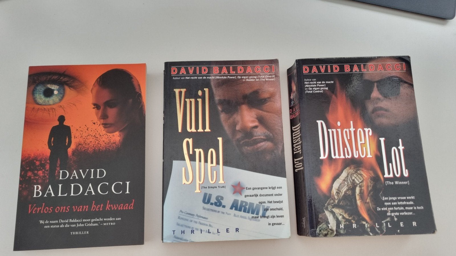David Baldacci (3 titels), Ophalen of Verzenden, Gelezen