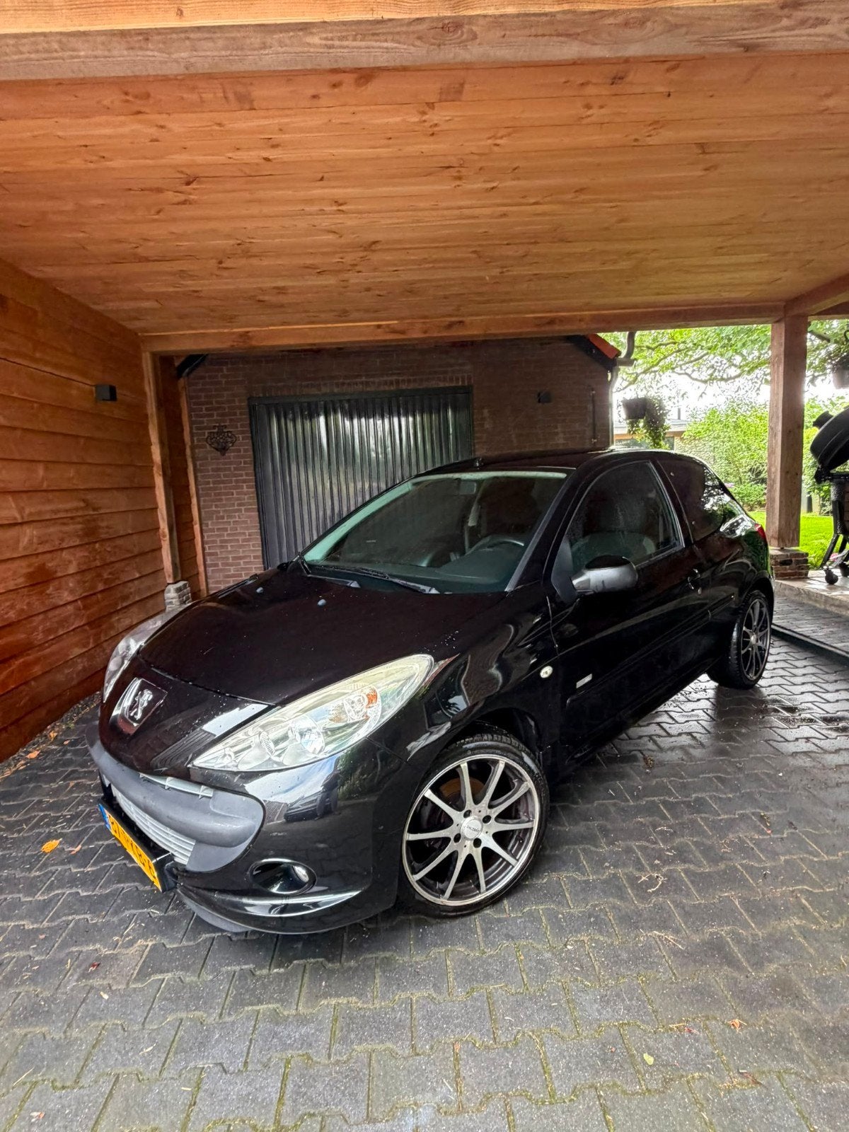 Peugeot 206+ 1.4 3D 2011 Zwart, Voorwielaandrijving, 206+, Stof, Zwart