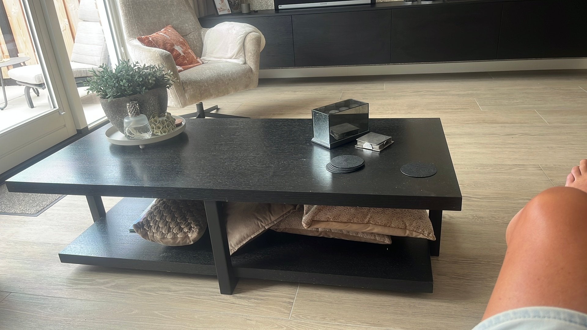 Riverdale salontafel - 140x65 cm, Gebruikt, 100 tot 150 cm, Rechthoekig, 50 tot 100 cm