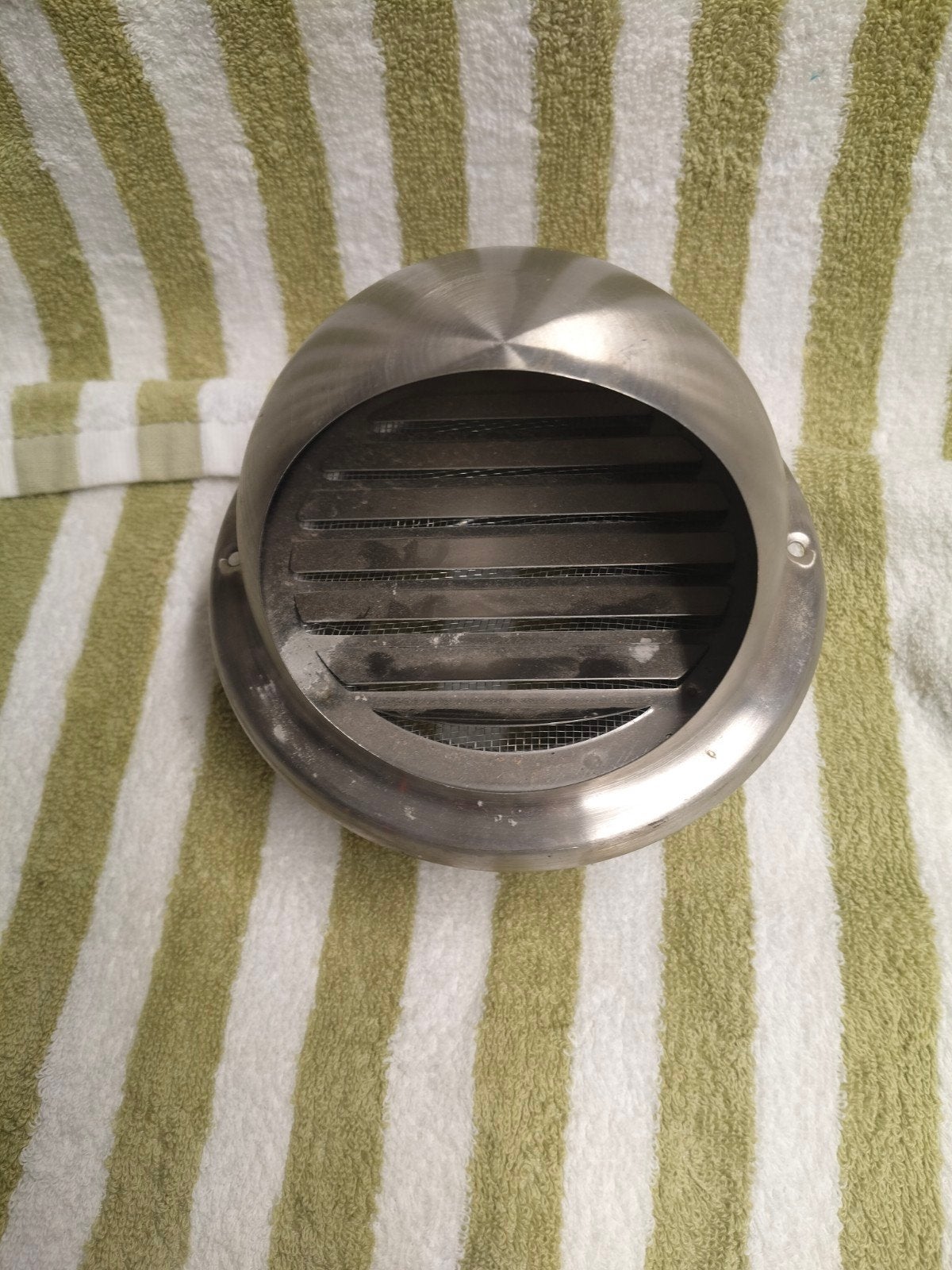 RVS Ventilatie Blaasrooster - 85mm Binnenmaat, Ophalen of Verzenden, Zo goed als nieuw, Ventilator