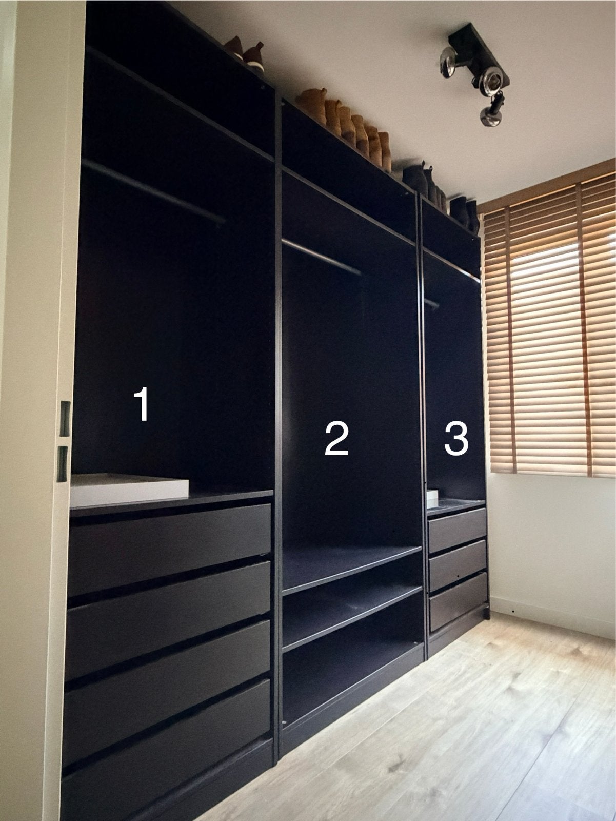 Zo goed als nieuwe Pax kast - los of als set te koop, Ophalen, 100 tot 150 cm, 200 cm of meer, Zo goed als nieuw