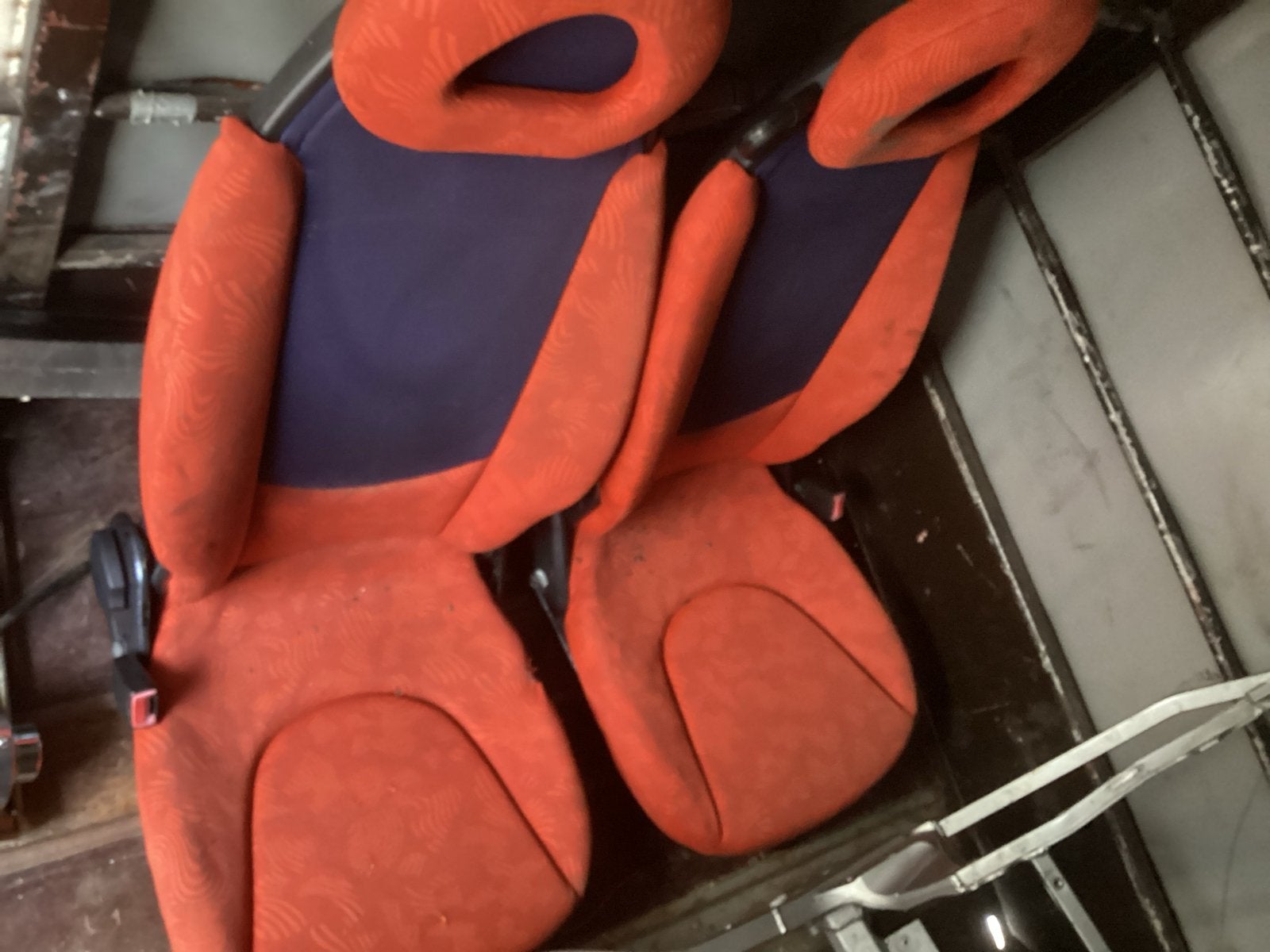 Stoelen Smart Fortwo - Oranje/Blauw, Ophalen, Gebruikt, Smart