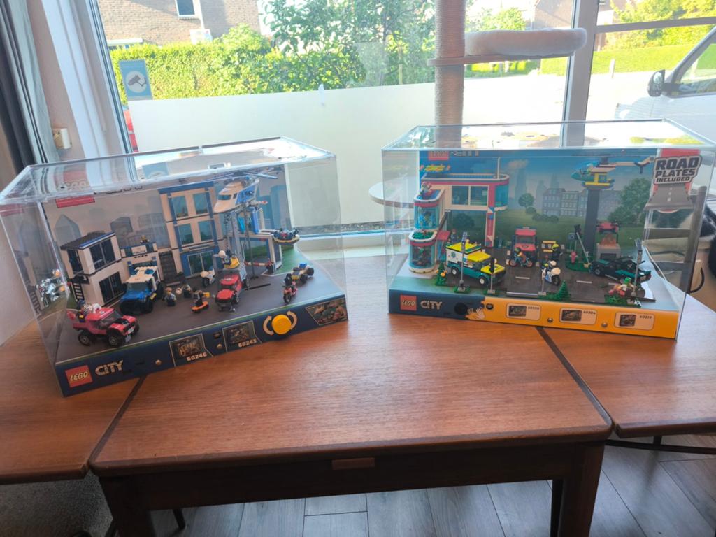 2x originele Lego City winkel display, Ophalen, City, Lego, Zo goed als nieuw