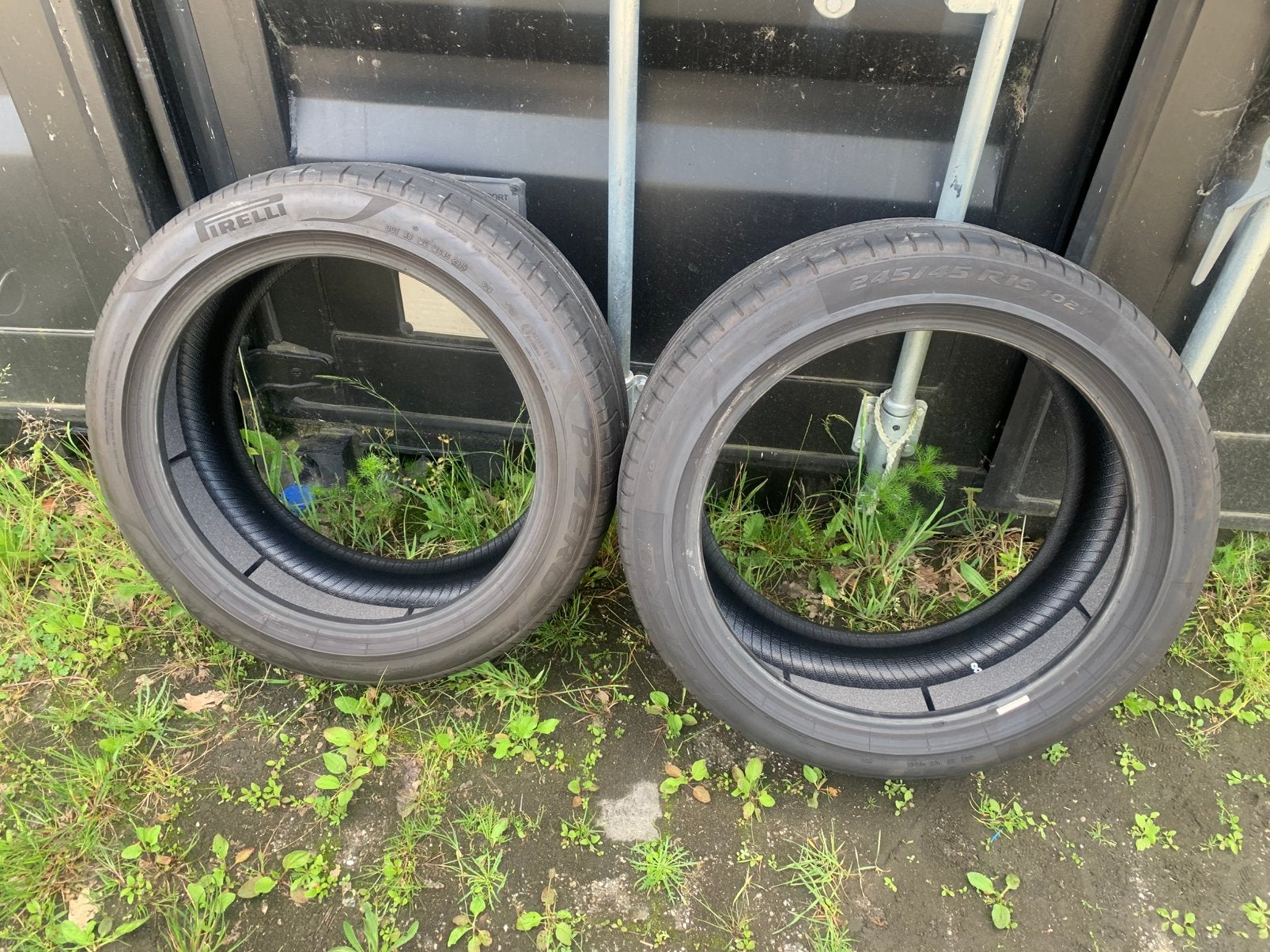 2x banden pirelli p zero 19”, Ophalen of Verzenden, Gebruikt