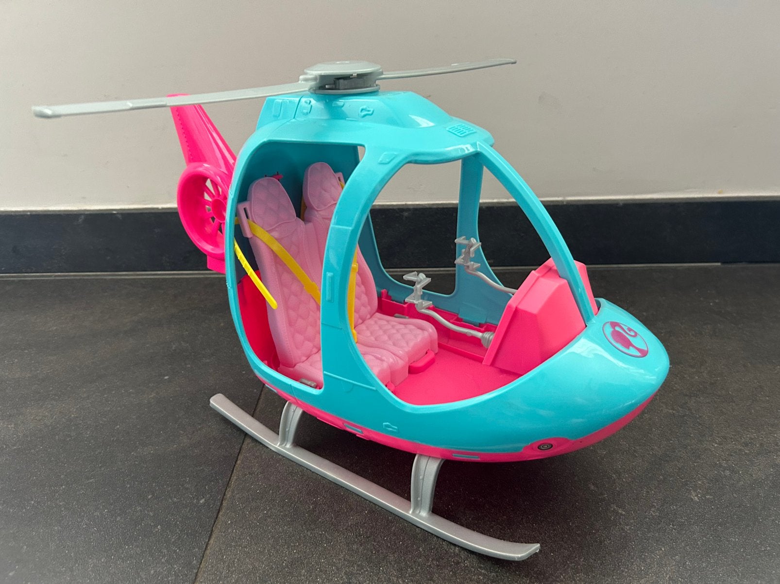 Barbie helicopter incl. 1 Barbie, Ophalen of Verzenden, Gebruikt, Barbie