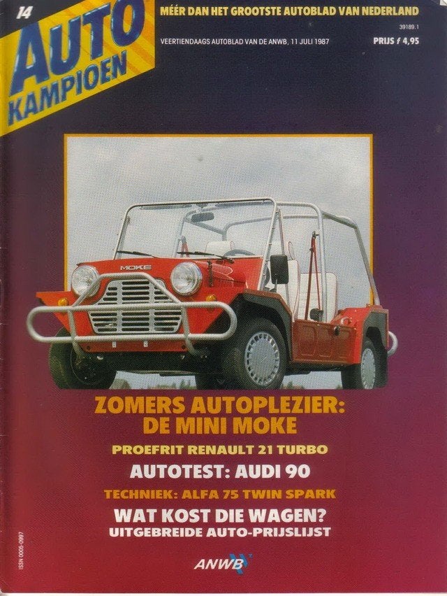 Autokampioen 14 1987 : Peugeot 405 MI16 - Audi 90 2.3E, Ophalen of Verzenden, Gelezen, Algemeen