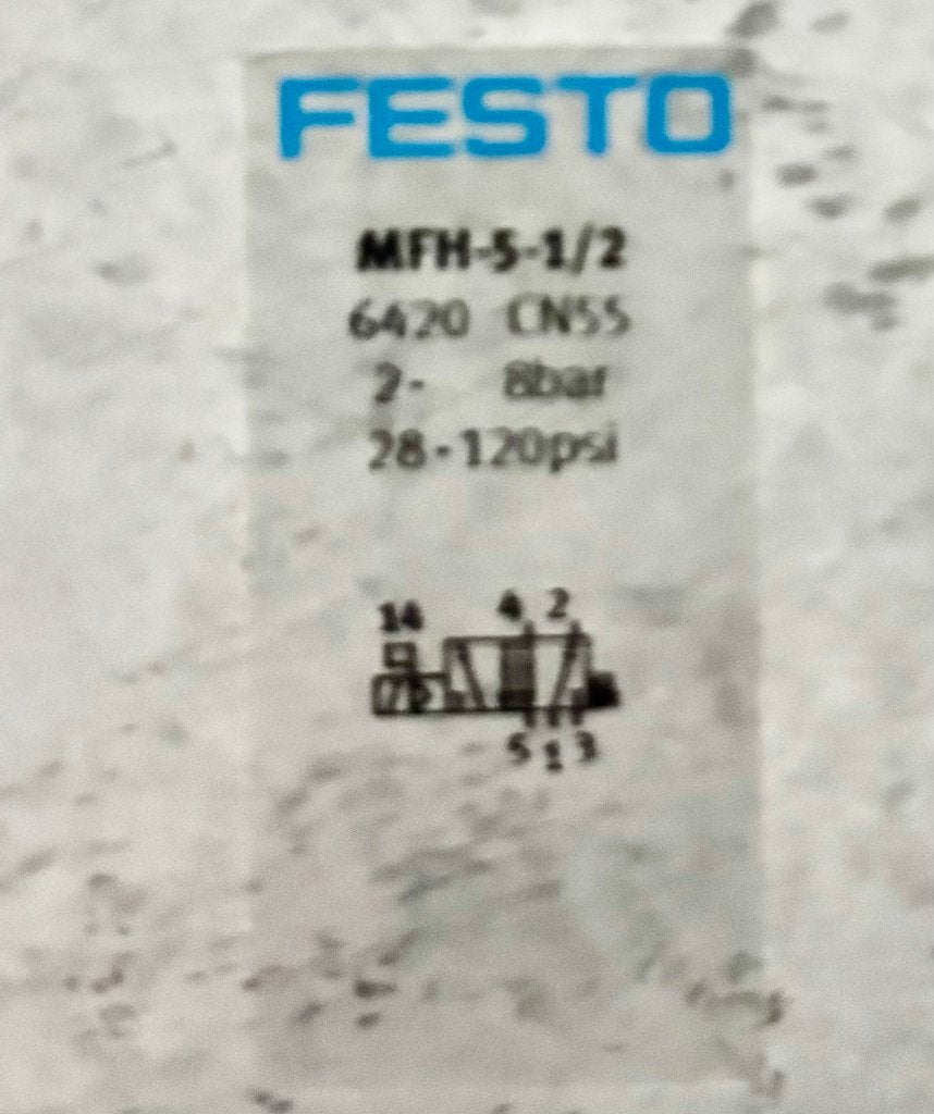FESTO - Magneetventiel - MFH-5-1/2 - 6420, Ophalen of Verzenden, Zo goed als nieuw