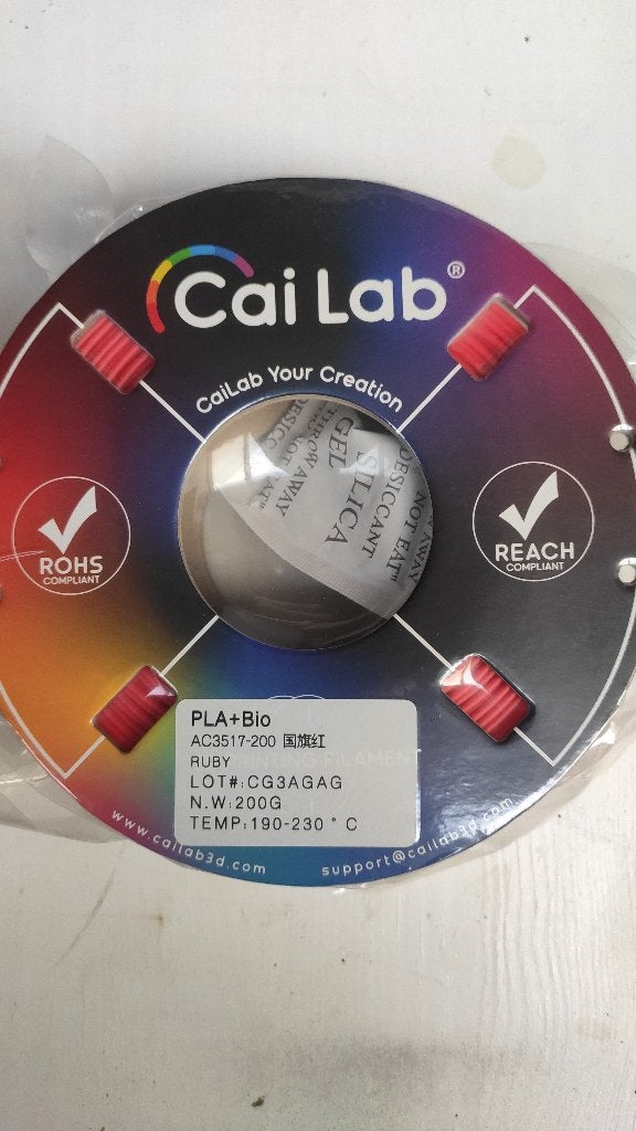 4 rollen CaiLab PLA+ filament 1.75mm – 4 kleuren – nieuw, Computers en Software, Ophalen of Verzenden, Nieuw, Filamentrollen