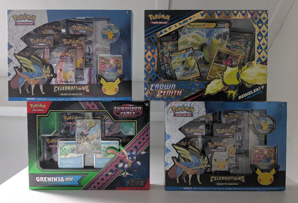 Set van 4 boxen | Pokémon TCG, Verzenden, Zo goed als nieuw, Overige typen