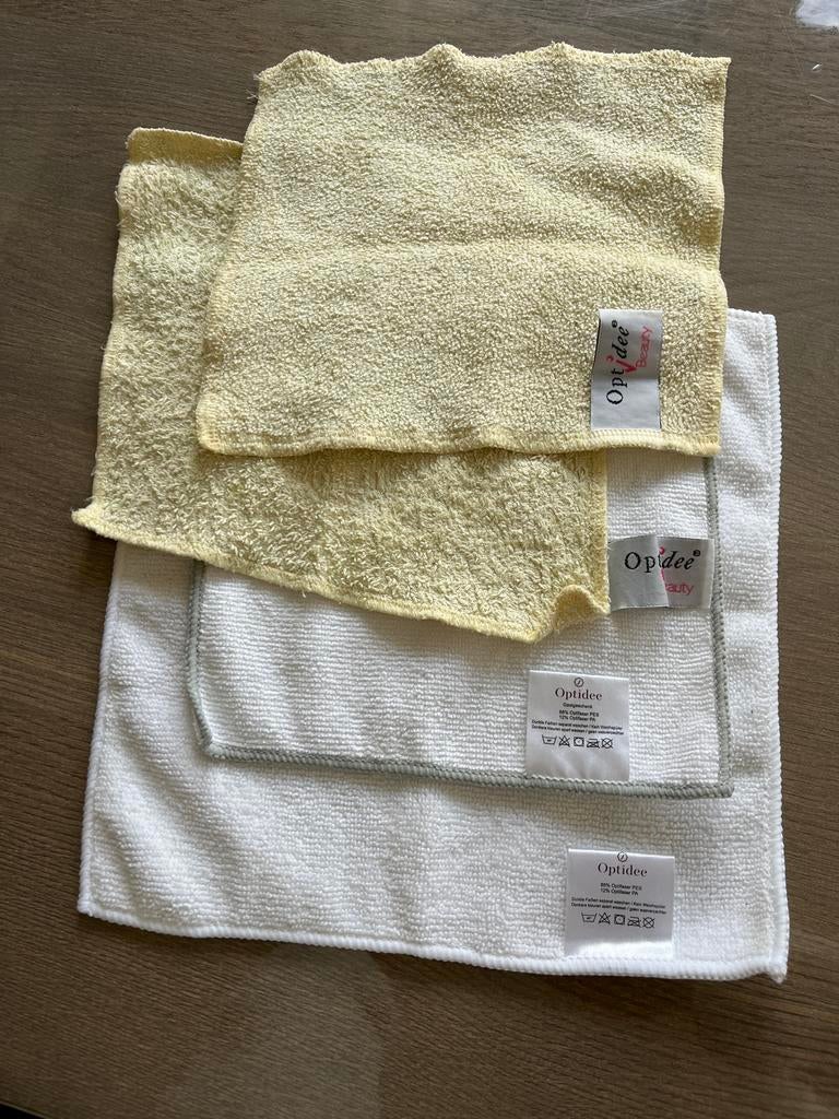 Optidee Reinigingsdoekjes voor de huid - Set van 4, Ophalen of Verzenden, Gebruikt, Gehele gezicht, Reiniging